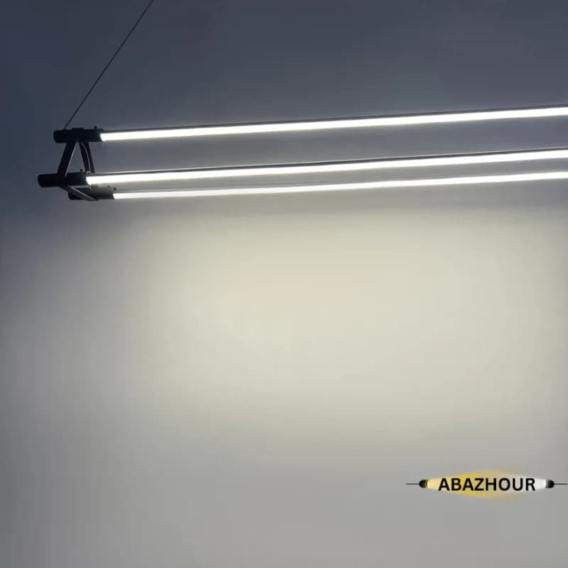 لوستر خطی مدرن LED 120 سانتی با ریموت کنترل کد CM425 — تصویر ۹
