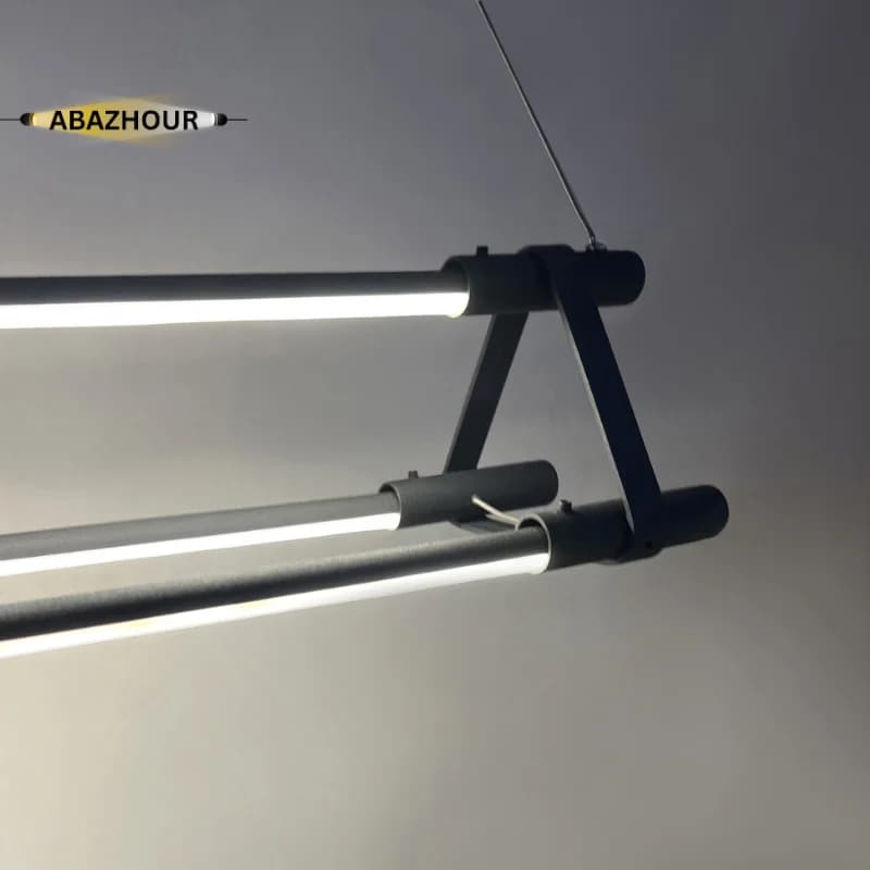 لوستر خطی مدرن LED 120 سانتی با ریموت کنترل کد CM425 — تصویر ۱۱