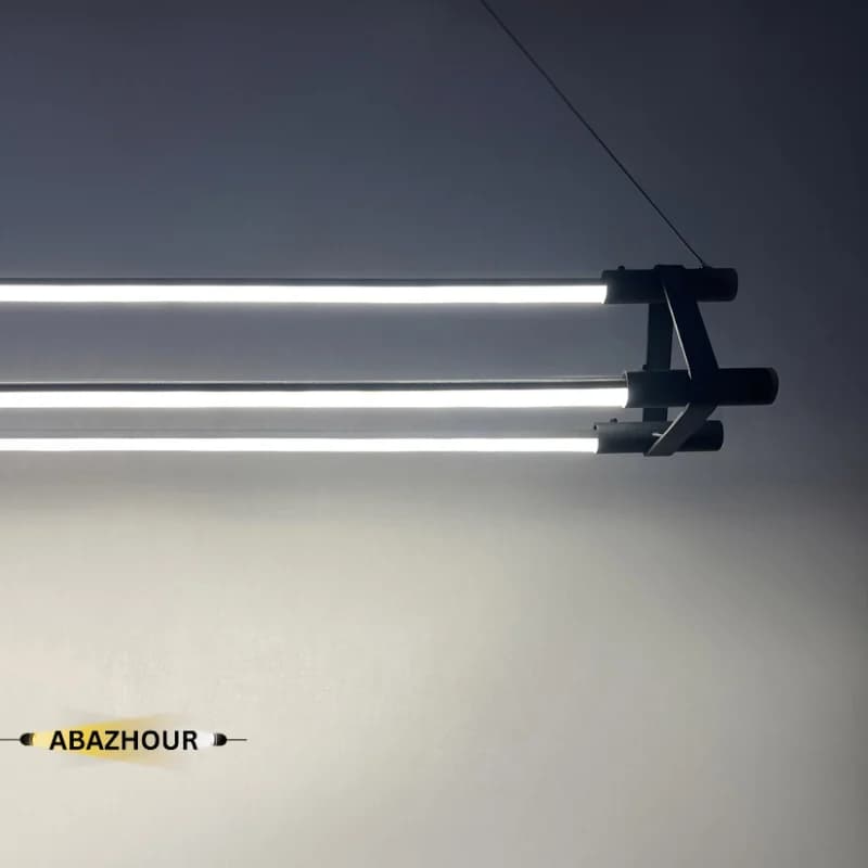 لوستر خطی مدرن LED 120 سانتی با ریموت کنترل کد CM425 — تصویر ۶