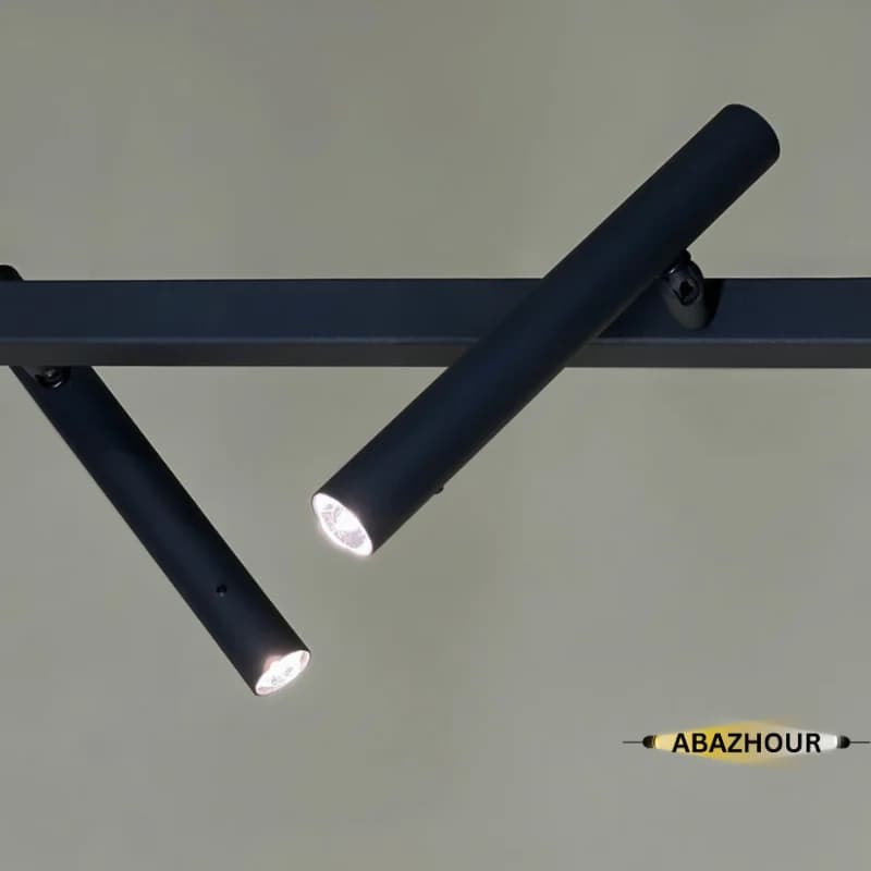 لوستر مدرن خطی 150 سانتی LED لنزدار کد CM424 — تصویر ۸