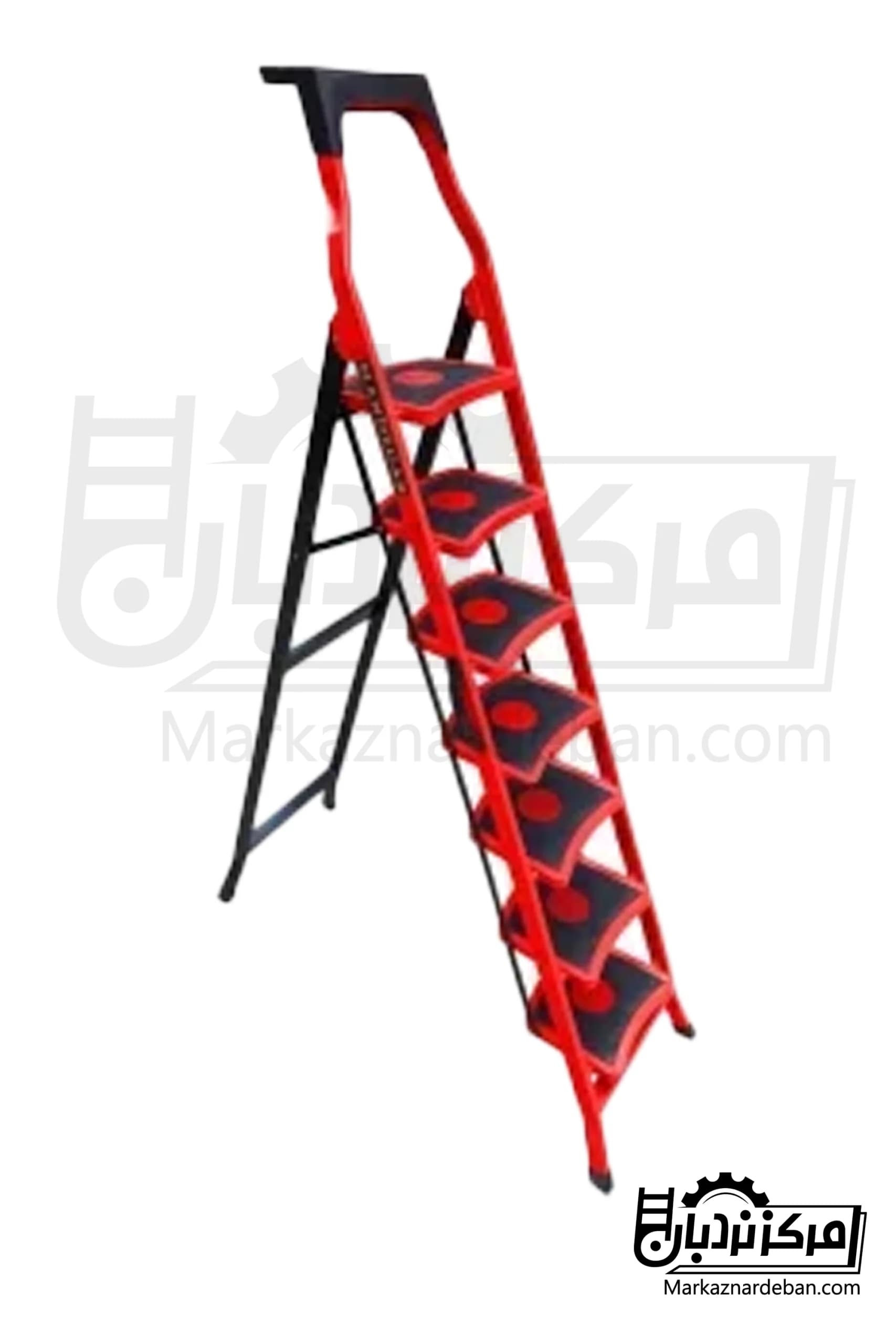 نردبان خانگی آهنی ۷ پله ماندگار مدل سما