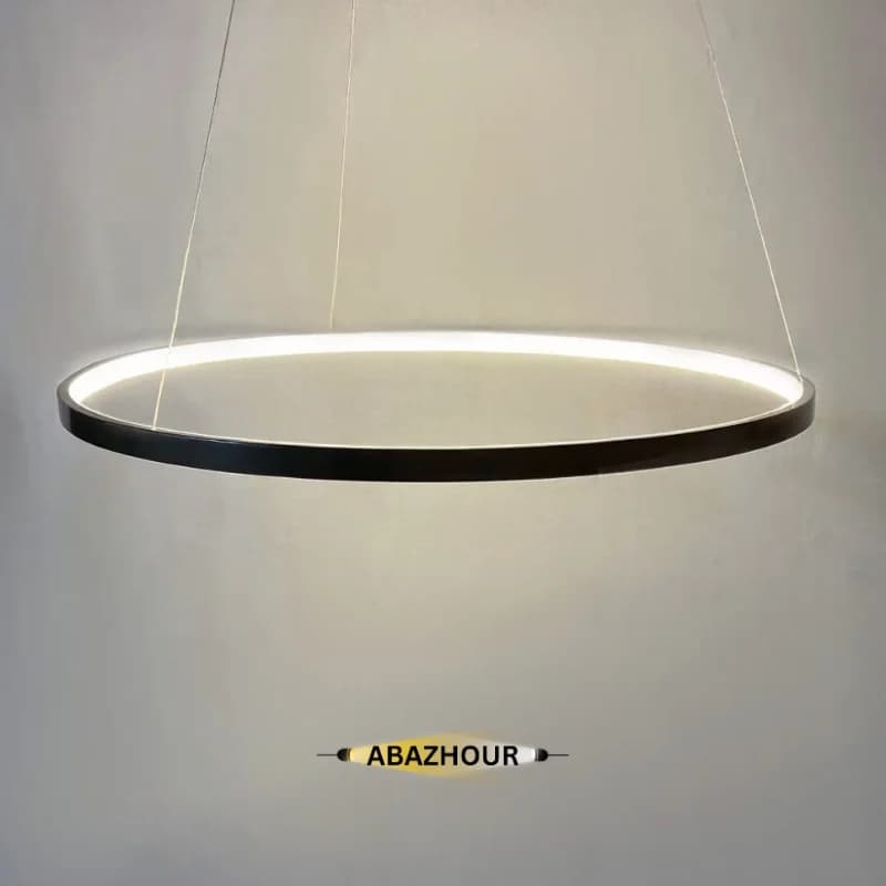 لوستر سقفی مدرن تک حلقه ای LED کد CM407