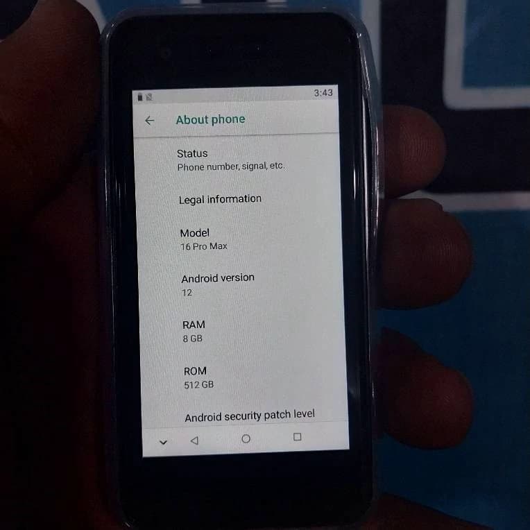 گوشی لمسی طرح آیفون مینی 16پرومکس — تصویر ۹