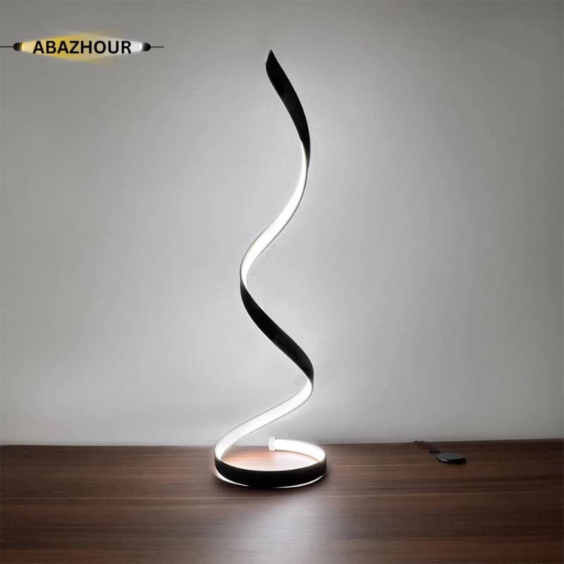 آباژور رومیزی مدرن LED منحنی 75 سانتی کد RM105 — تصویر ۶