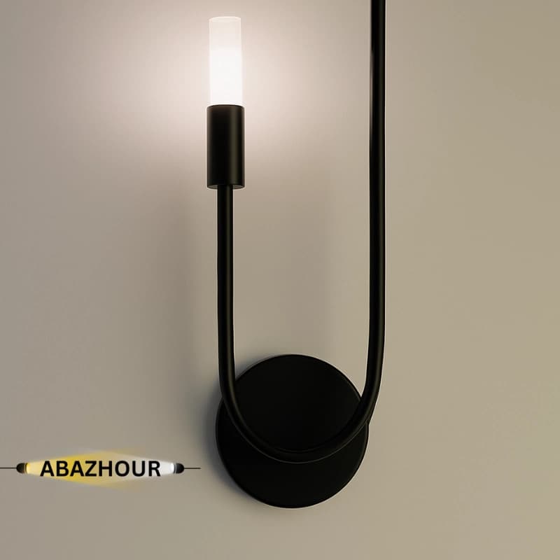 چراغ دیواری مدرن LED با 2 شاخه آلومینیومی کد DM127 — تصویر ۶