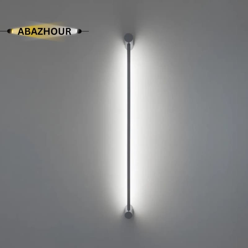 چراغ دیواری مدرن LED خطی با بدنه آلومینیوم کد DM122 — تصویر ۶