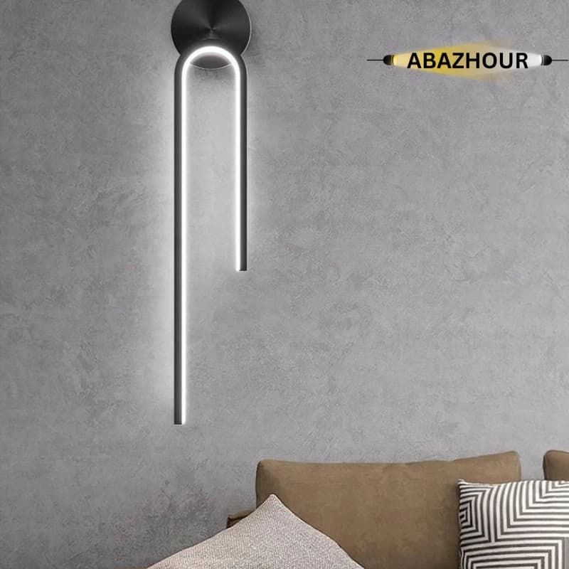 چراغ دیواری مدرن LED خطی با بدنه آلومینیوم کد DM116 — تصویر ۶