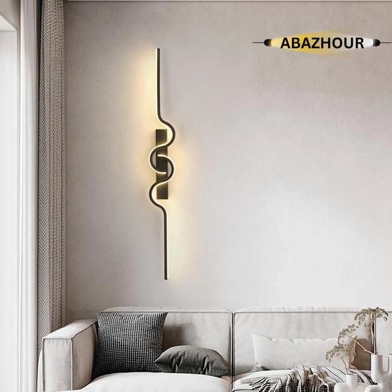 چراغ دیواری مدرن LED شیک با بدنه آلومینیوم کد DM112 — تصویر ۶