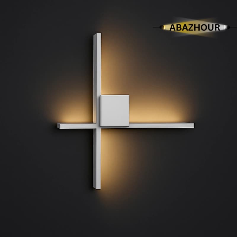 چراغ دیواری مدرن LED با جنس بدنه آلومینیوم کد DM108 — تصویر ۴