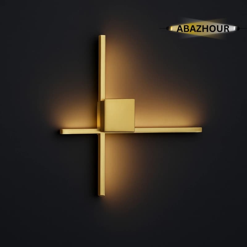 چراغ دیواری مدرن LED با جنس بدنه آلومینیوم کد DM108 — تصویر ۲