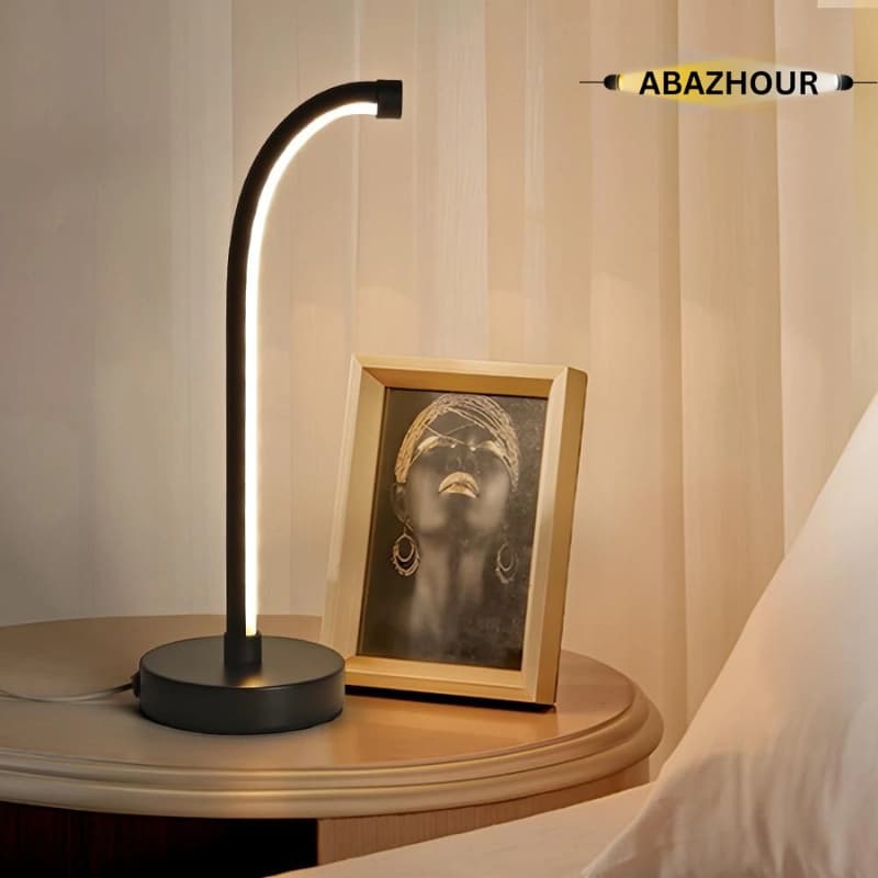 آباژور رومیزی مدرن LED طرح عصا با بدنه آلومینوم کد RM114 — تصویر ۲