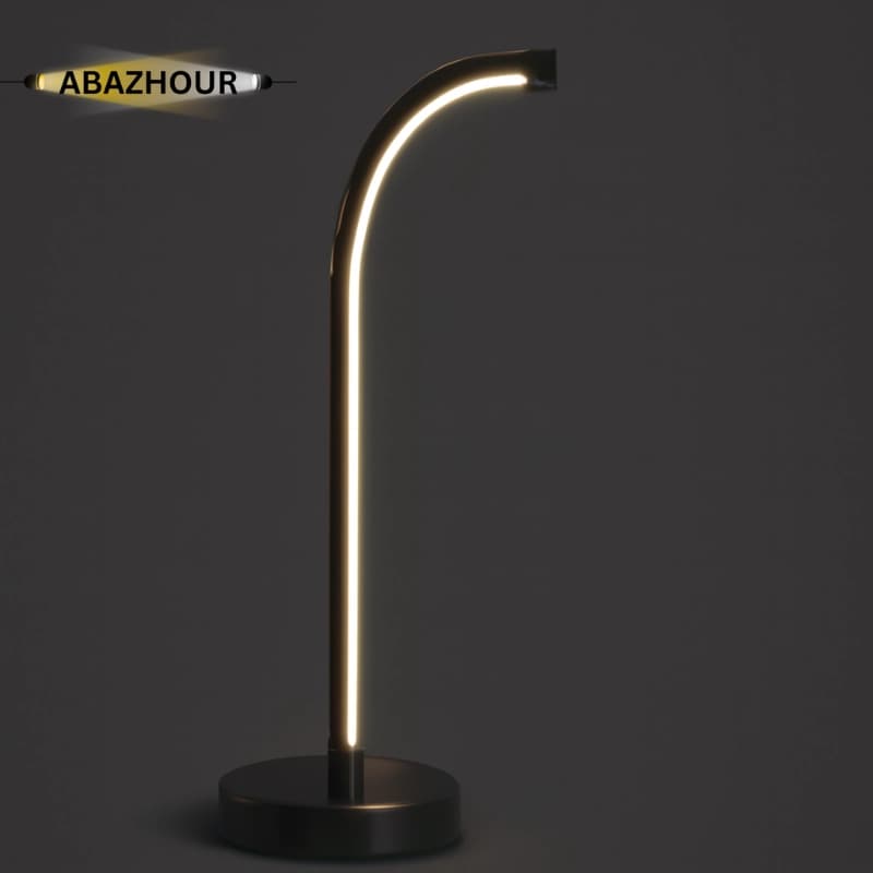 آباژور رومیزی مدرن LED طرح عصا با بدنه آلومینوم کد RM114