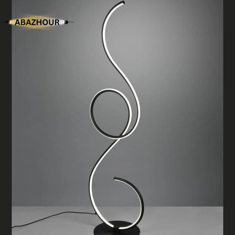 آباژور ایستاده مدرن LED با بدنه آلومینیوم کد SM132 — تصویر ۲