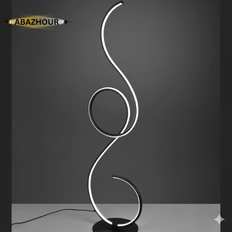 آباژور ایستاده مدرن LED با بدنه آلومینیوم کد SM132