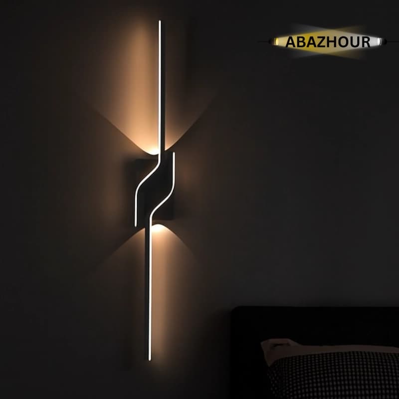 چراغ دیواری مدرن LED با بدنه آلومینیوم کد DM107 — تصویر ۵