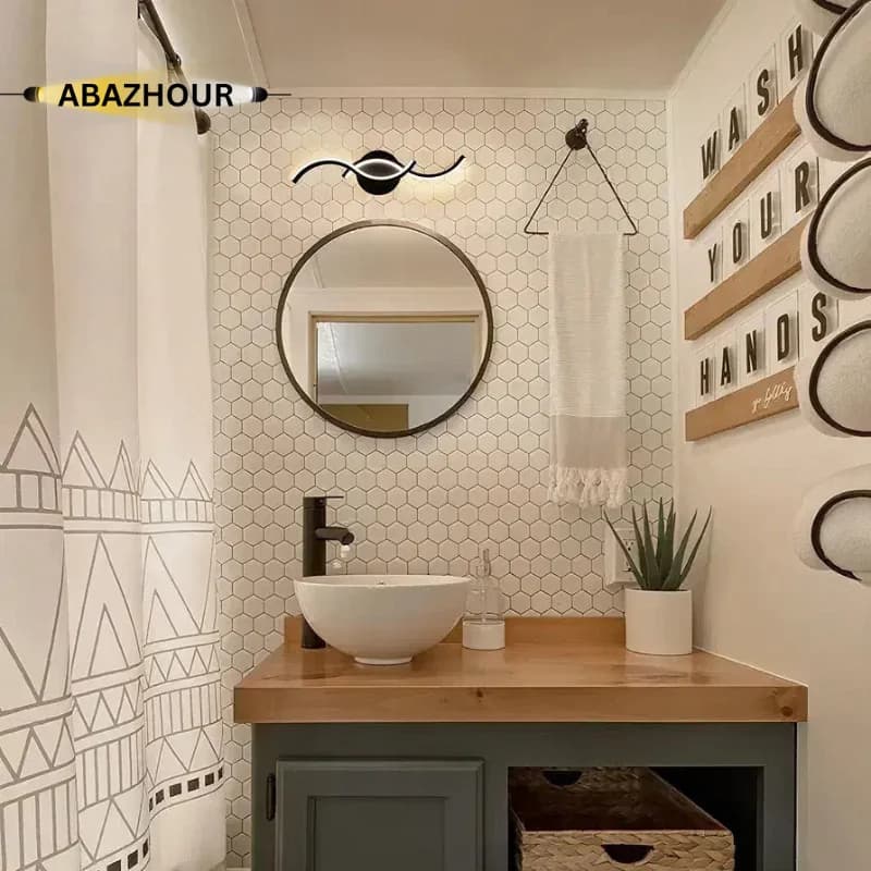 چراغ دیواری مدرن LED با بدنه آلومینیوم کد DM200 — تصویر ۴