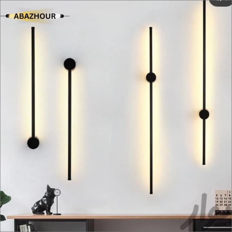 چراغ دیواری مدرن LED خطی 100 سانتی‌متری کد DM100 — تصویر ۲