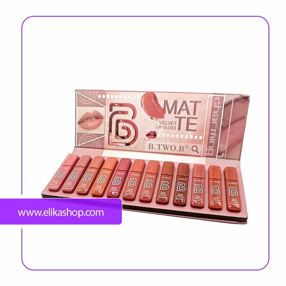 رژلب مایع مات مخملی 24 ساعته BTB — تصویر ۶