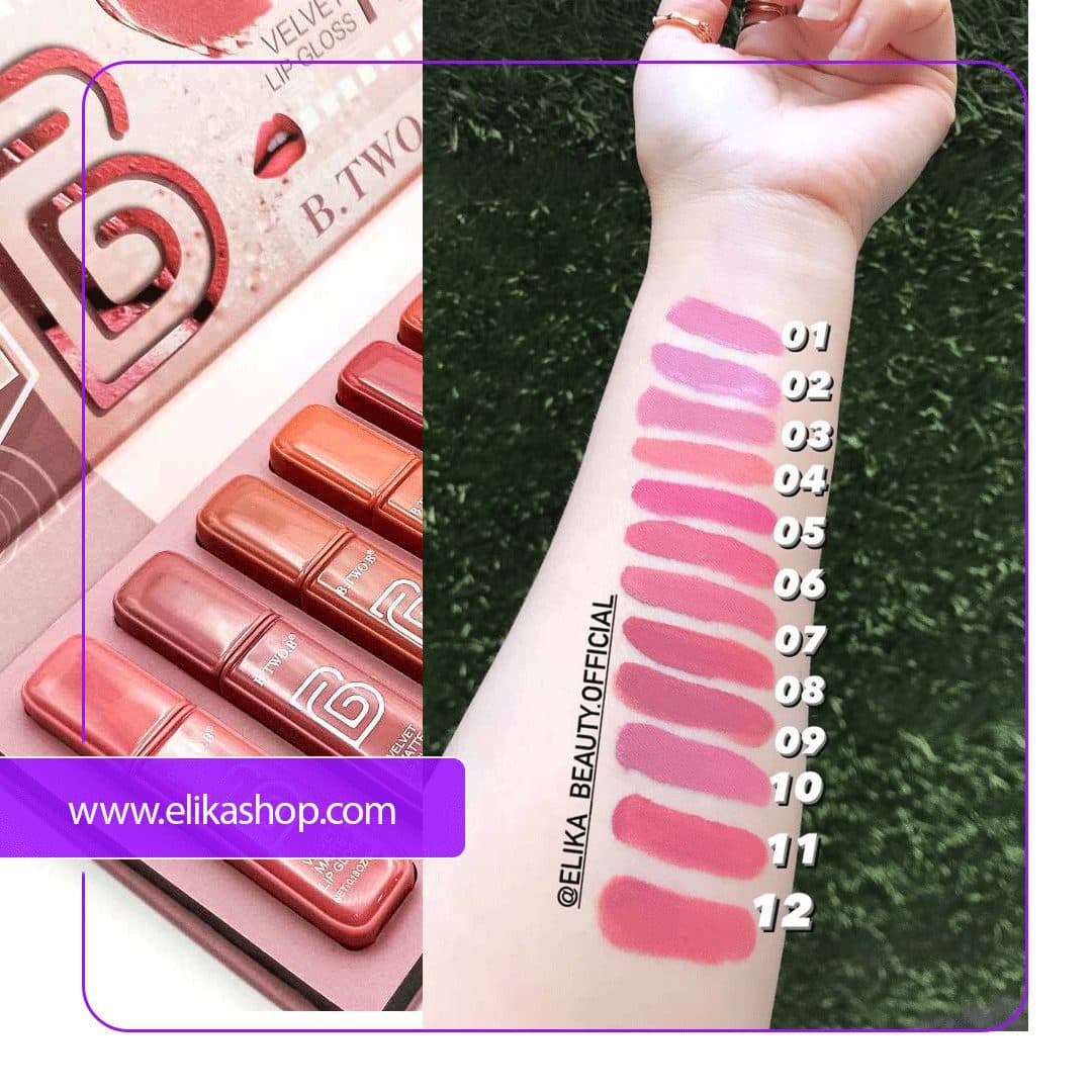 رژلب مایع مات مخملی 24 ساعته BTB — تصویر ۵