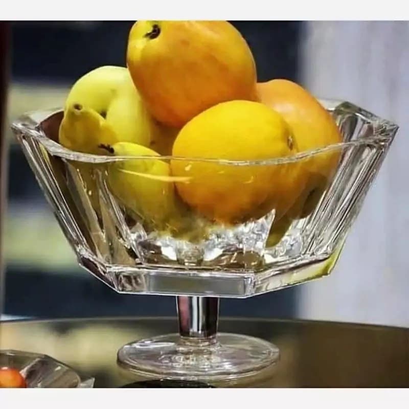 میوه خوری پایه دار کریستال ترکیه سری NUDE مدل گریس کد 95460 — تصویر ۲