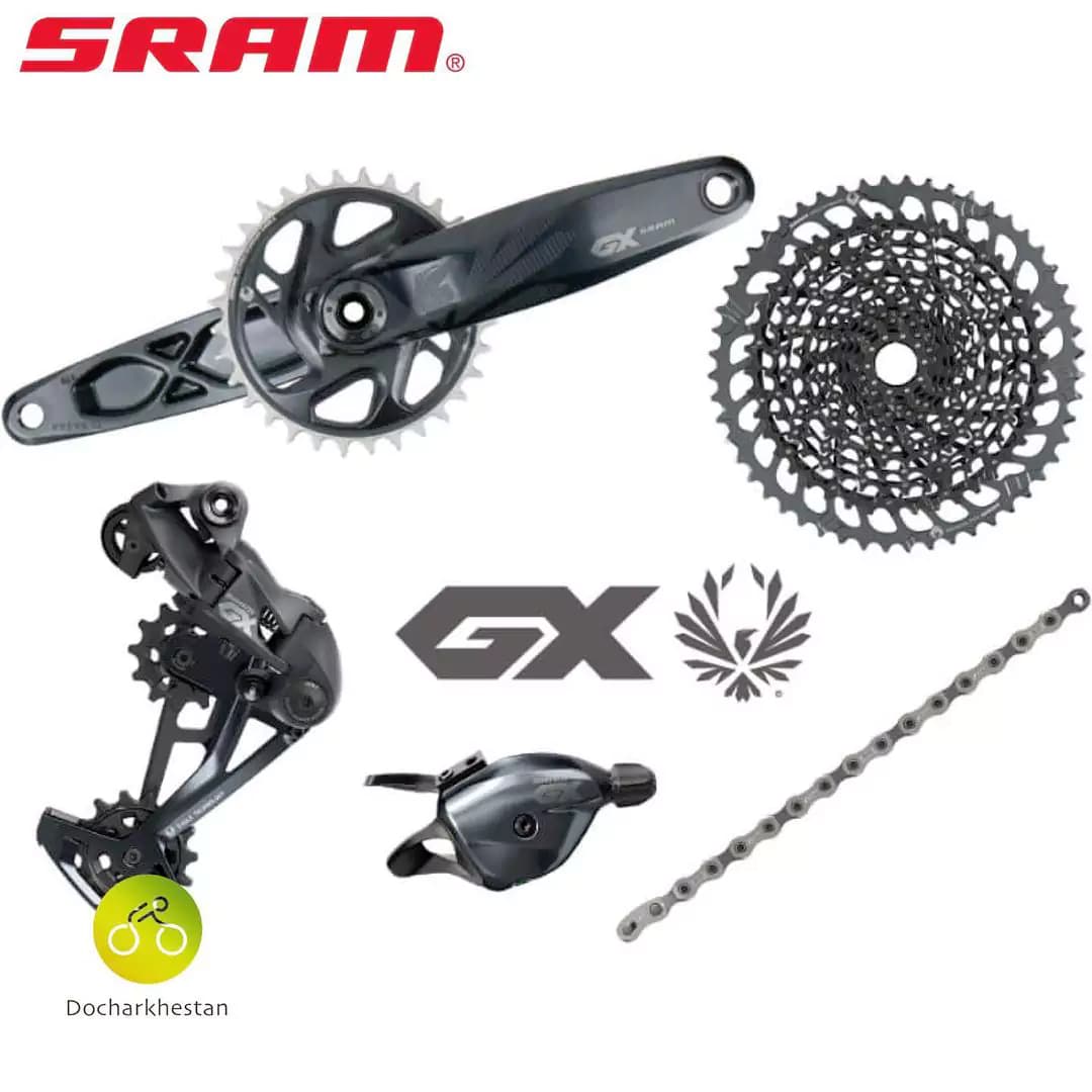 ست دنده ١٢ سرعته دوچرخه کوهستان مارک SRAM GX — تصویر ۸