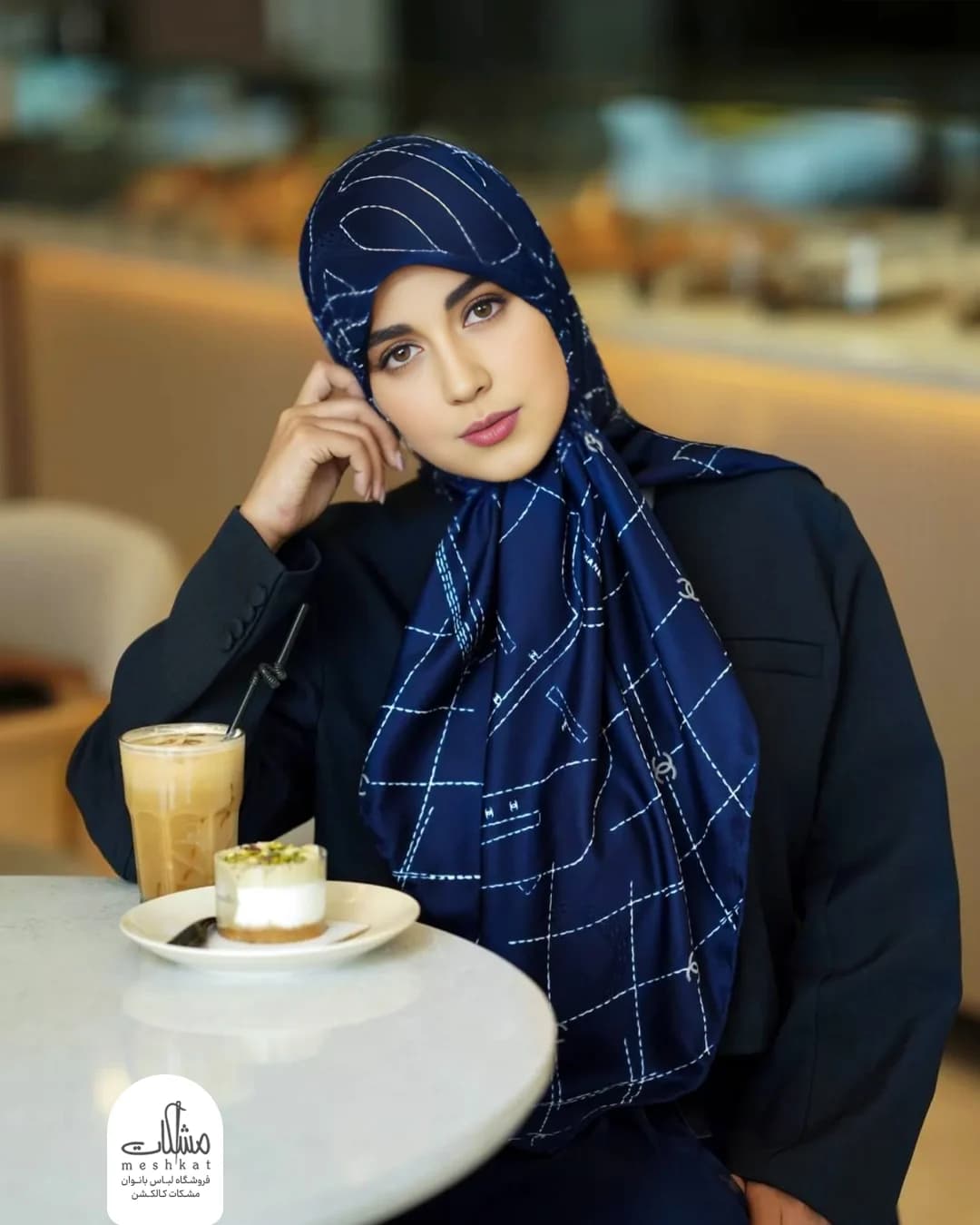 روسری ابریشم توییل طرح Chanel — تصویر ۸