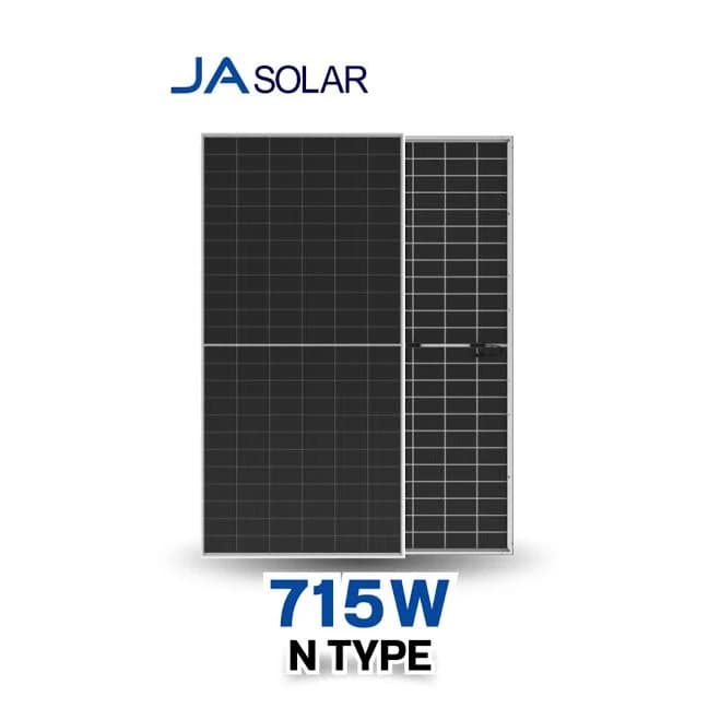 پنل خورشیدی 715 وات جی ای سولار JA Solar