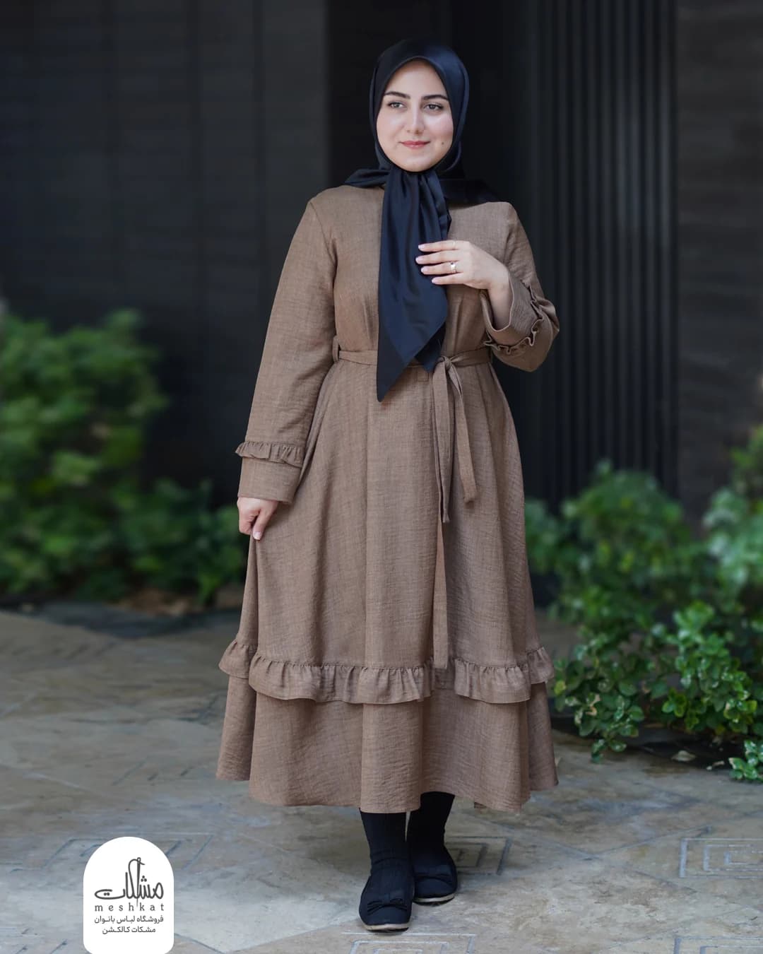 پیراهن مانتویی پریسا — تصویر ۸