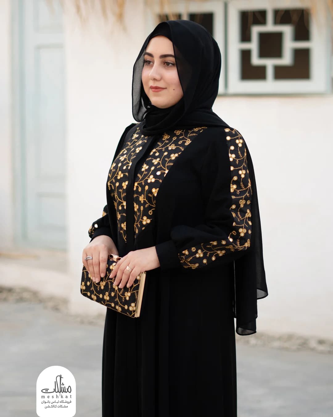 مانتو عبایی زردخت — تصویر ۱۲