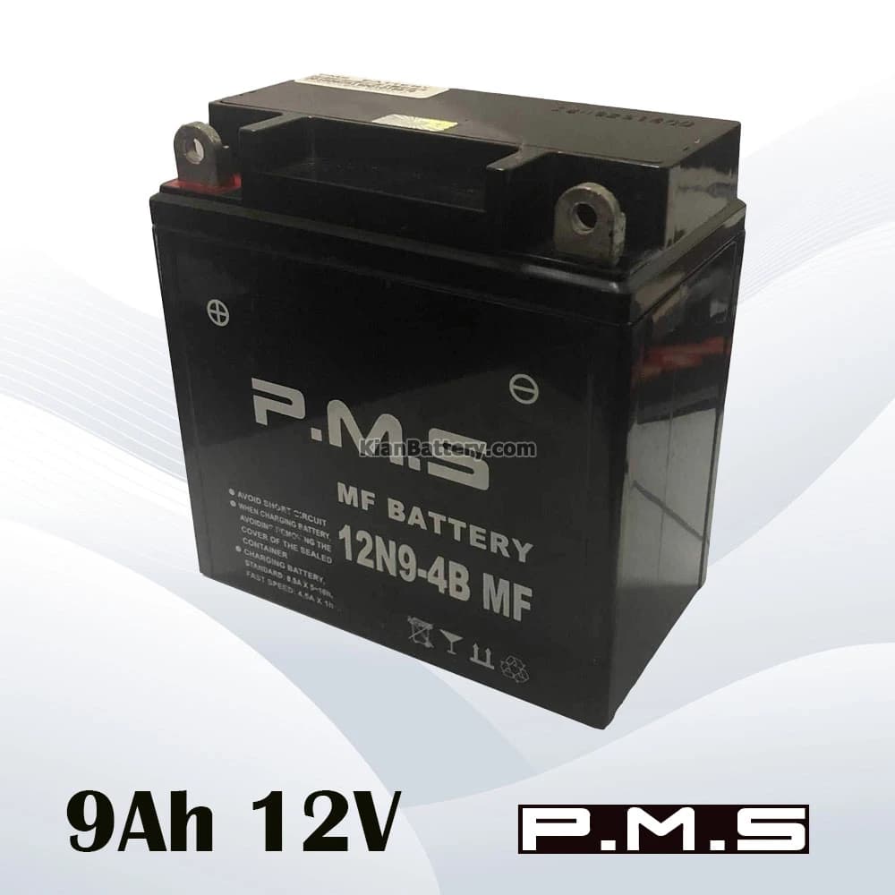 باتری 9 آمپر موتور سیکلت PMS