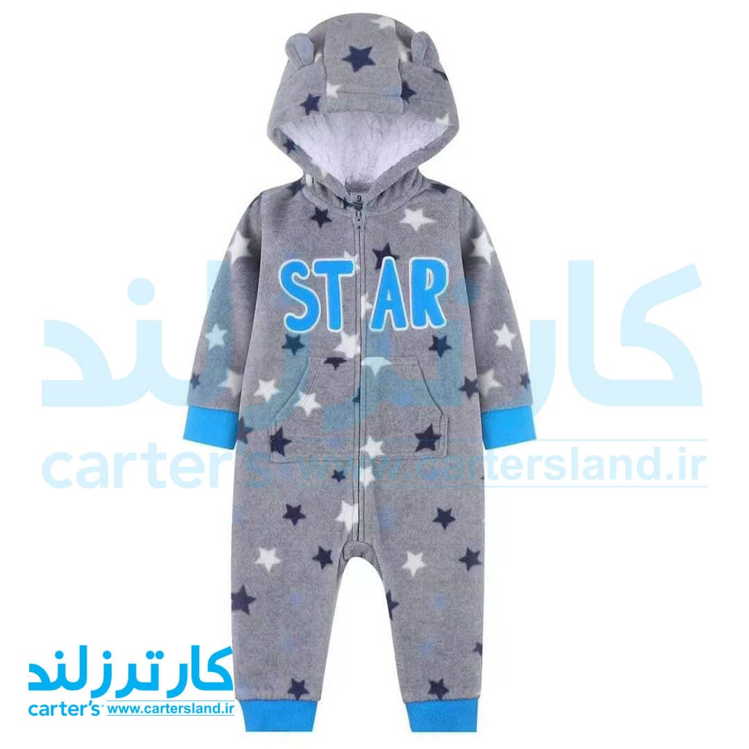 سرهمی کلاهدار پسرانه کارترز کد 2382 — تصویر ۲