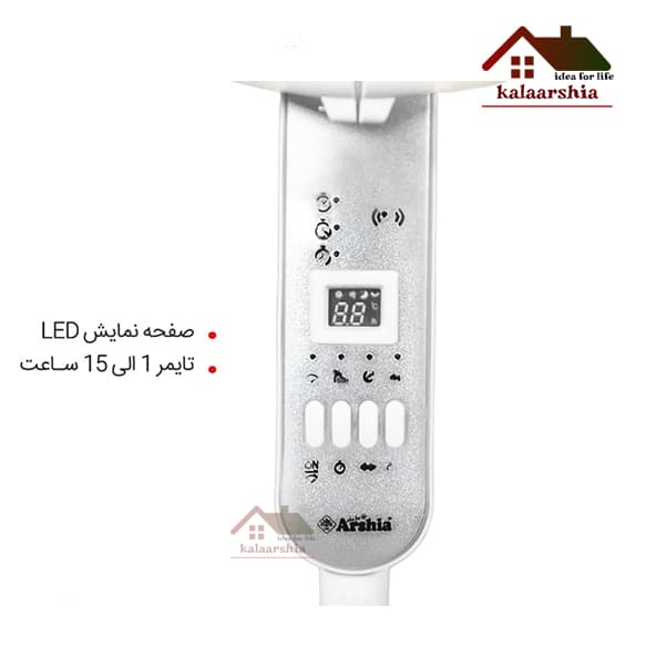 پنکه ایستاده مدل Green ارشیا کنترل دار SF-2831A — تصویر ۸