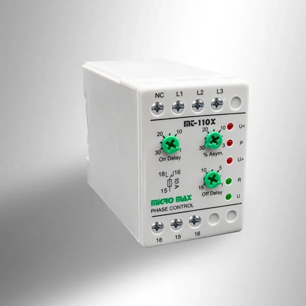 رله کنترل فاز بدون نول میکرومکس مدل MT-110-M — تصویر ۴