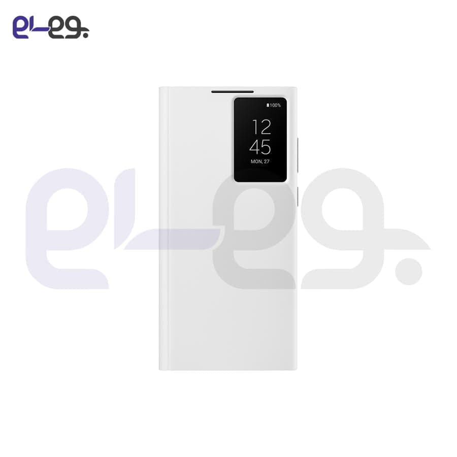 کیف کلاسوری سنسوردار هوشمند اصلی سامسونگ Galaxy S22 Ultra مدل Clear View Cover — تصویر ۱۱
