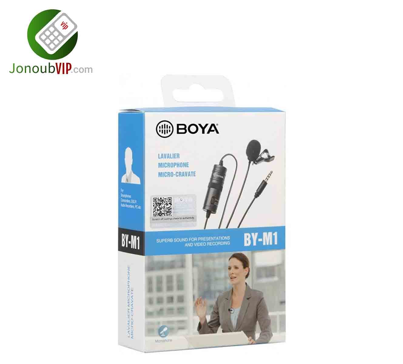 میکروفون یقه ای بویا مدل BOYA BY M1 اورجینال