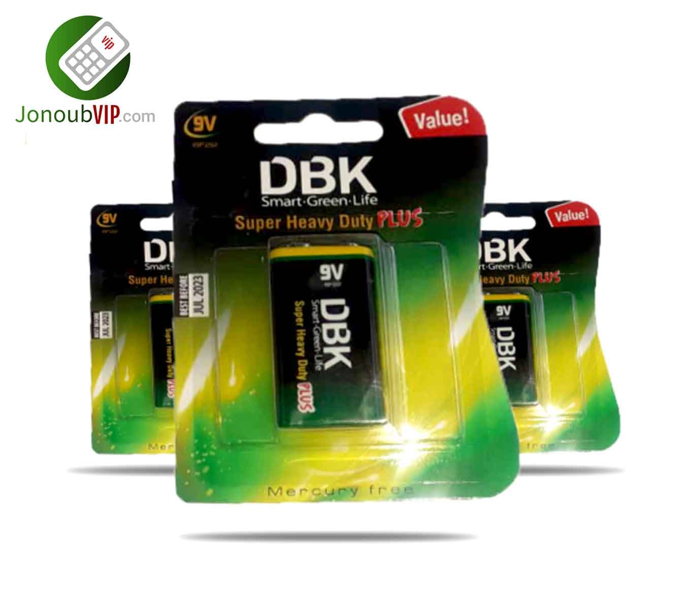 باتری کتابی DBK مدل6F22 تاریخ انقضاء2023 — تصویر ۵