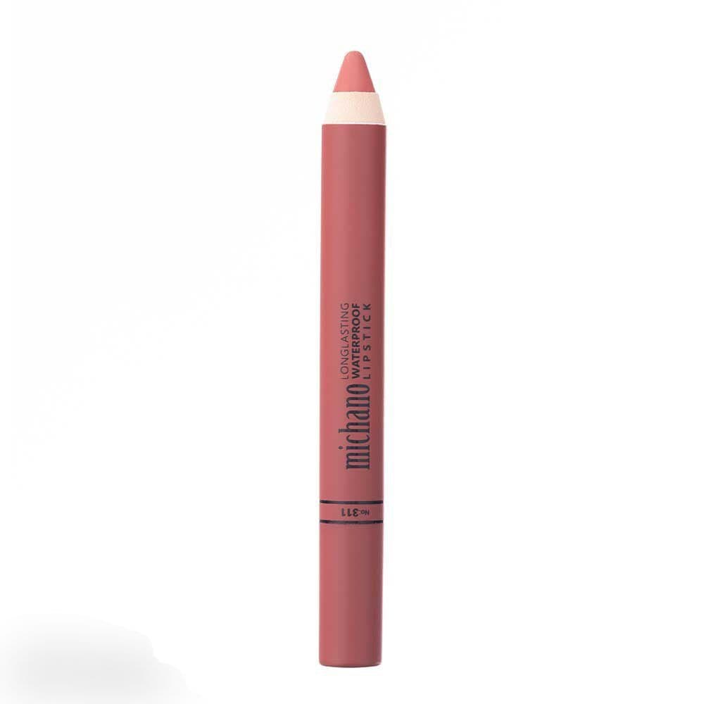 رژلب مدادی میچانو MICHANO Long Lasting Waterproof Lipstick شماره 311 — تصویر ۲