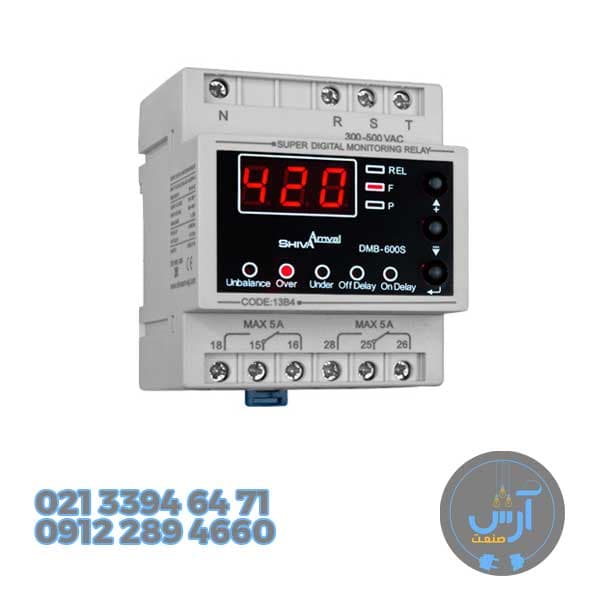 سوپر کنترل فاز دیجیتال شیوا امواج مدل DMB-600S — تصویر ۶