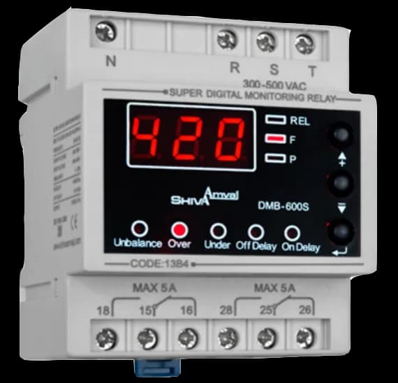 سوپر کنترل فاز دیجیتال شیوا امواج مدل DMB-600S — تصویر ۸