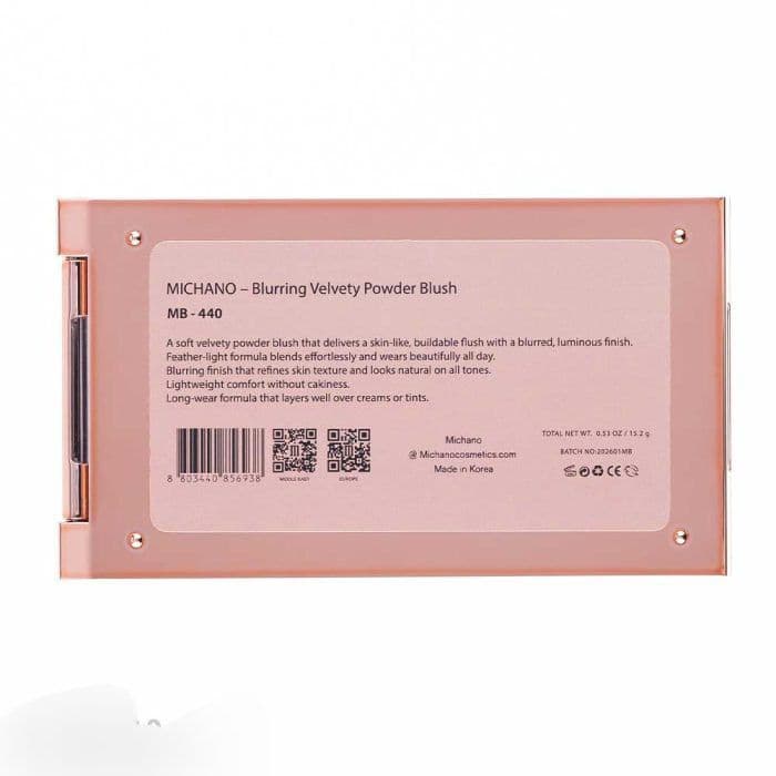 پالت رژگونه 3 رنگ شماره 410 میچانو MICHANO Blush Palette — تصویر ۴