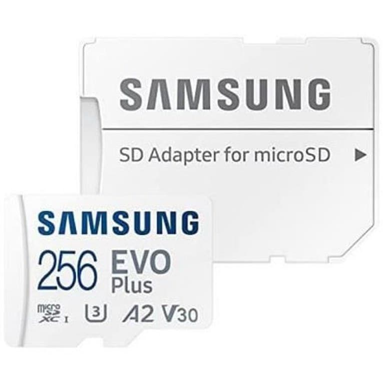 کارت حافظه سامسونگ 256 گیگابایت microSDXC EVO Plus 4K Ultra HD کلاس 10 استاندارد UHS-I U3 A2 V30 سرعت 100MB/s به همراه آداپتور SD — تصویر ۴