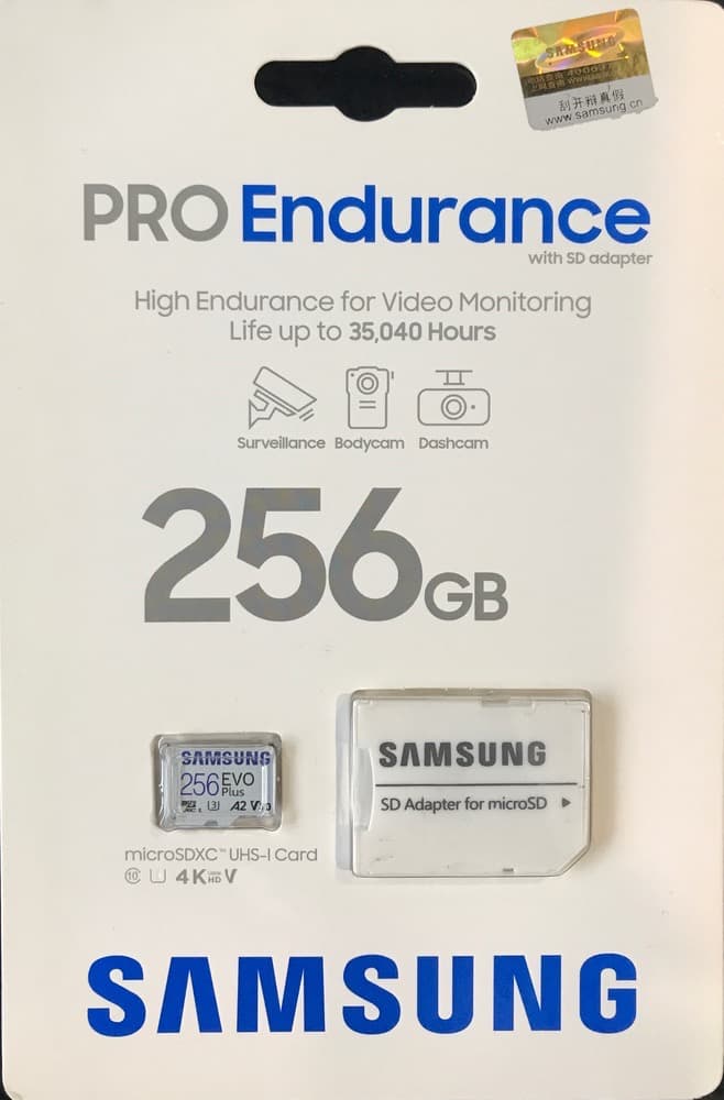 کارت حافظه سامسونگ 256 گیگابایت microSDXC EVO Plus 4K Ultra HD کلاس 10 استاندارد UHS-I U3 A2 V30 سرعت 100MB/s به همراه آداپتور SD