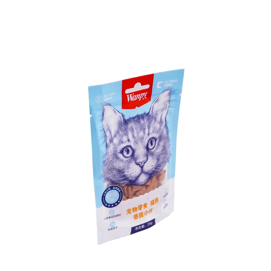 تشویقی لقمه ای گربه طعم مرغ ونپی (Wanpy Chicken Jerky Bites for Cat Treats) وزن 80 گرم — تصویر ۷