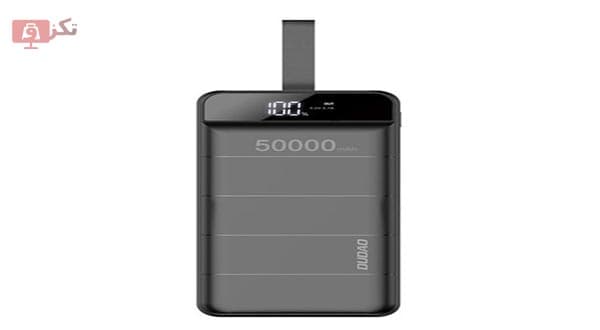 پاوربانک DUDAO k8 plus با ظرفیت 50000 میلی آمپر — تصویر ۹
