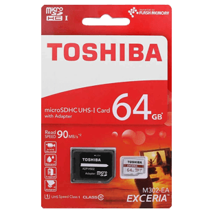کارت حافظه توشیبا مدل M302-MA ظرفیت ۶۴ گیگابایت — تصویر ۳