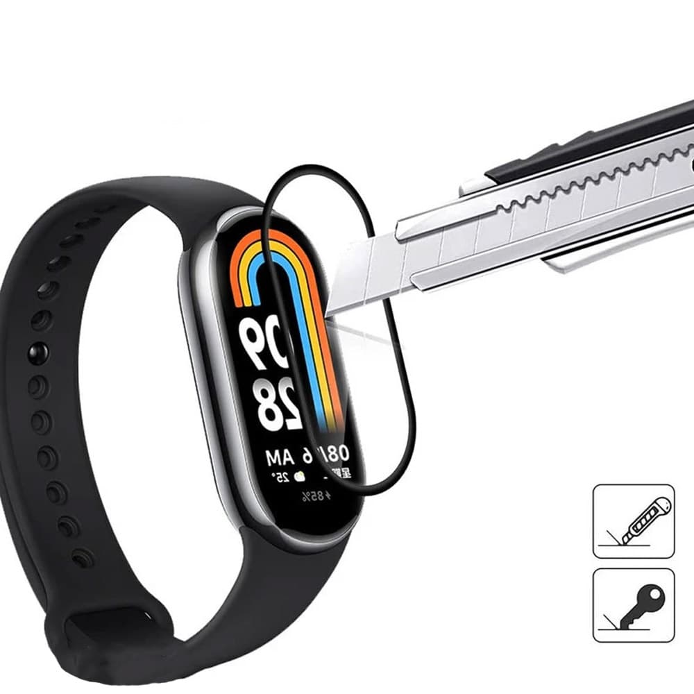 محافظ صفحه نمایش مناسب برای ساعت هوشمند شیائومی Mi Band 5 — تصویر ۲
