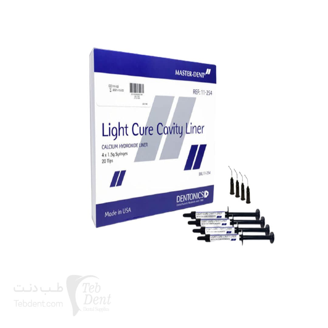دایکال نوری (کلسیم هیدروکساید لایت کیور)/ Cavity Liner LC — تصویر ۲