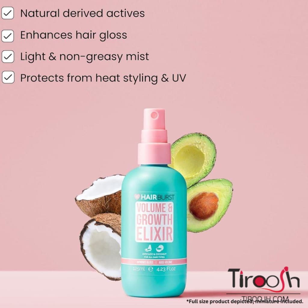 اسپری حجم دهنده مو هیربرست Volume & Growth Elixir — تصویر ۳