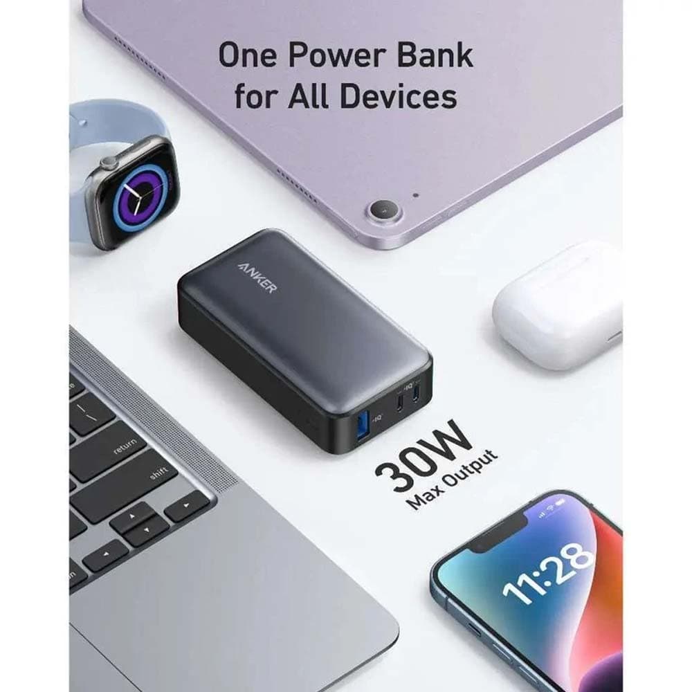 پاوربانک انکر مدل A1256H21 ظرفیت ۱۰۰۰۰ میلی آمپر — تصویر ۶