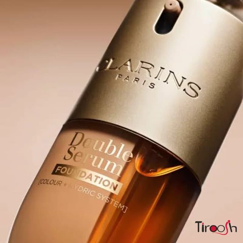 کرم پودر دبل سرم کلارنس clarins double serum foundation — تصویر ۷